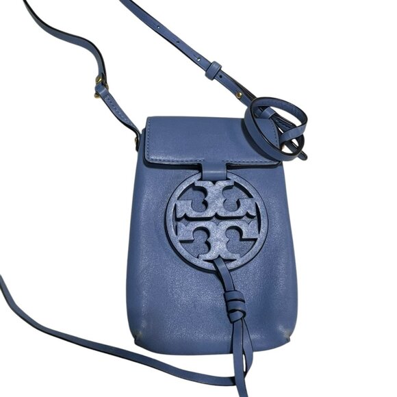 Tory Burch Miller Phone Crossbody Bluewood - Picture 3 of 12